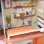 Casuta de papusi din lemn Marlow Dollhouse EZ Kraft Assembly cu lumini sunete si pat rabatabil Kidkraft